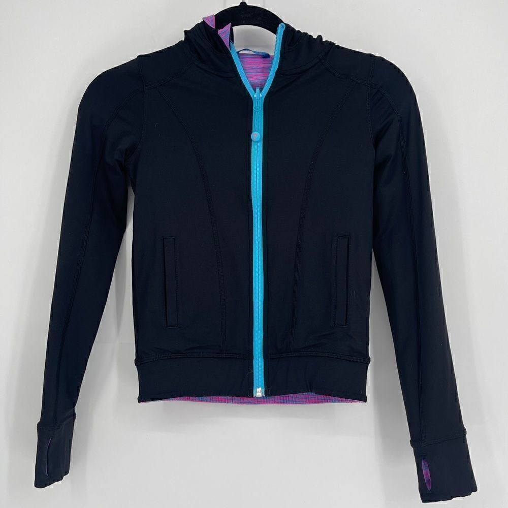 Ivivva Space Dye Reversible Hooded Sweater